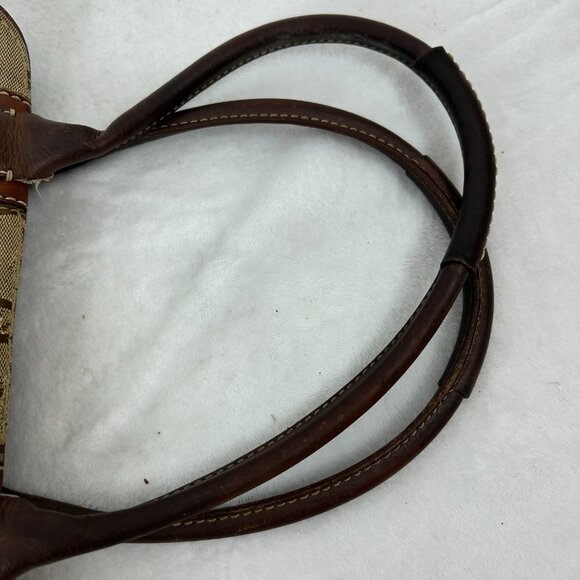 Vintage COACH Hamptons Signature Classic Logo Bag Satchel - Picture 9 of 16